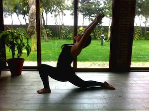 Improve your mood, improve your RO2 grades - photo of woman doing yoga