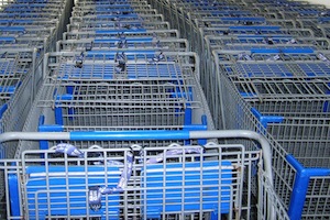 Overcoming Overload. Photo of shopping trolley