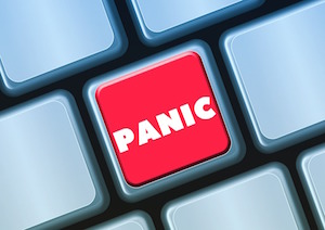 Relationship wrecker; photo of panic button