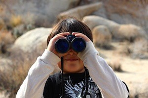 How to make good decisions - photo of someone with binoculars