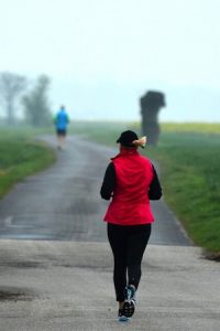 Music to your ears? Photo of woman jogging