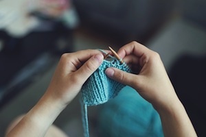 Music to your ears? - photo of knitting