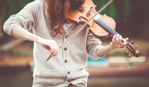 What would you give to achieve your goals? - woman playing violin